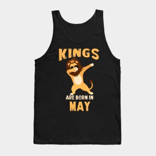 Cute King Are Born In May T-shirt Birthday Gift Tank Top